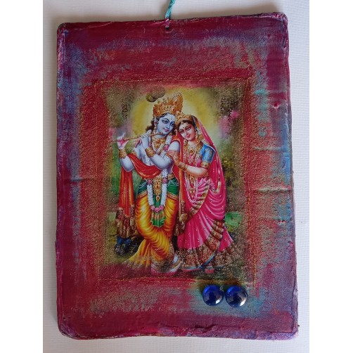 Krishna - lovilec sreče 30 x 22 cm