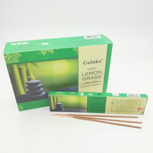 Indijske dišeče aromaterapevtske palčke Goloka Lemongrass Limonska trava