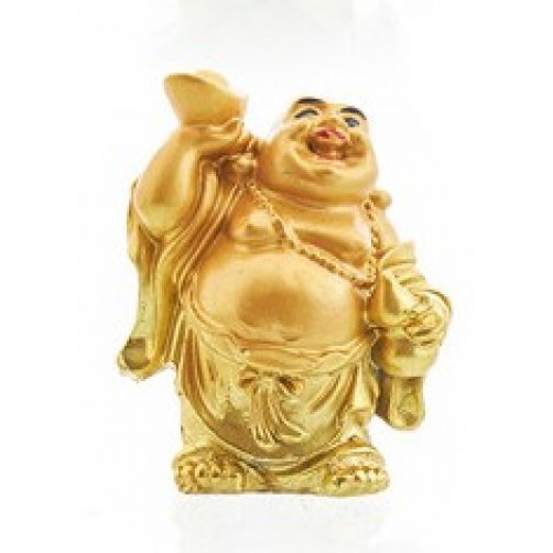 Feng Shui Lucky Buda s kepo zlata 5 cm