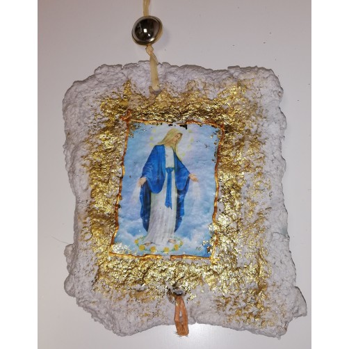 Lovilec sreče Devica Marija 14x 12,5 cm