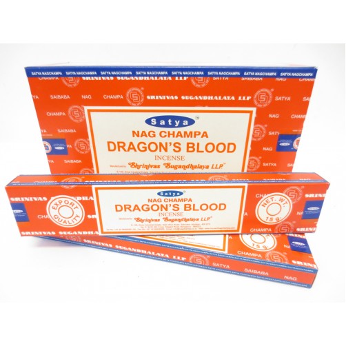 Indijske dišeče palčke Satya Nag Champa Dragons Blood, orange