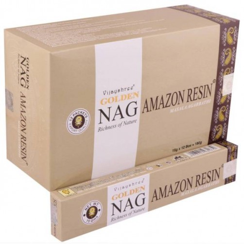 Indijske dišeče palčke, GoldenNag, Amazonsko kadilo, kupi 5, plačaj 4