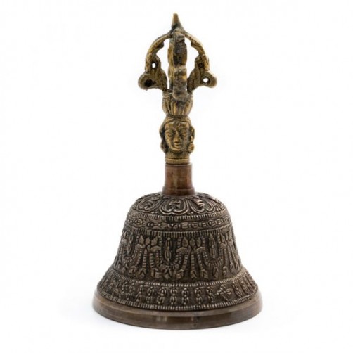 Tibetanski Dorje Vajra zvonček, bronast