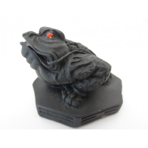 Feng Shui žaba za priklic obilja, črna