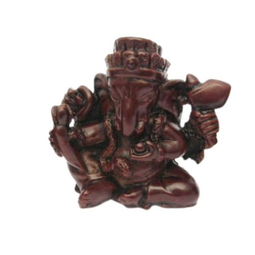 Ganesh, kipec rdeč, 3 x 3  cm