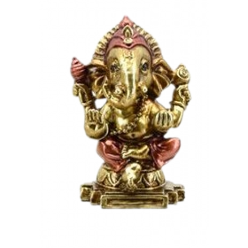 Ganesh, kipec na prestolu jantra, 6 cm
