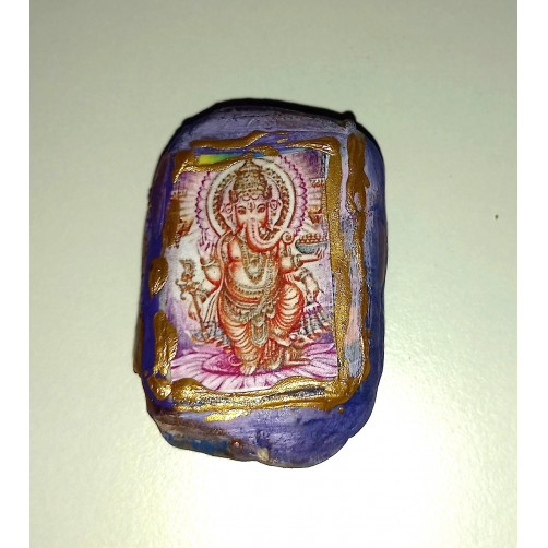 Ganesh, srečni kamen, magnet v darilni škatli