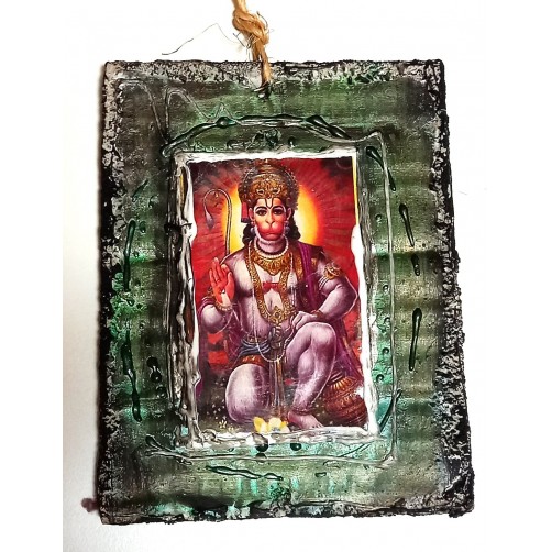 Hanuman, božanstvo poguma  14 x 10 cm