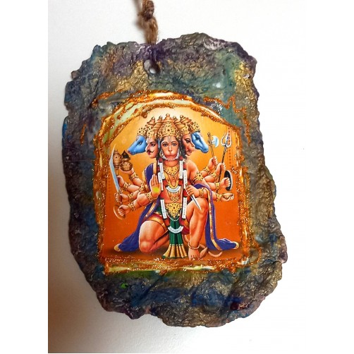 Hanuman, premagovanje strahu  15 x 10 cm