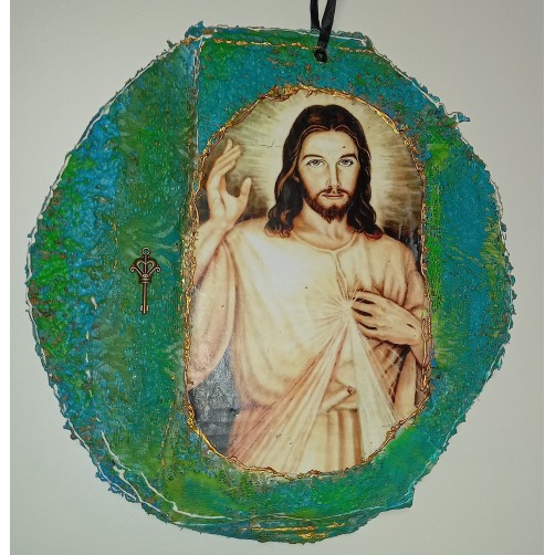 Jezus s ključem razsvetljenja 28 cm