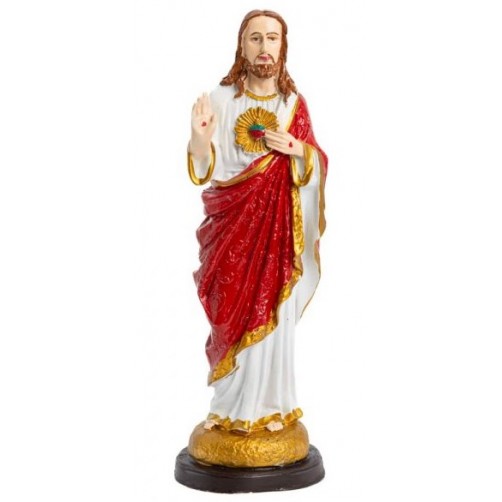 Jezus, sveto srce Jezusovo, kipec keramika, 30 cm
