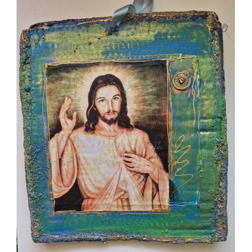 Jezusov objem, 30 x 27 cm