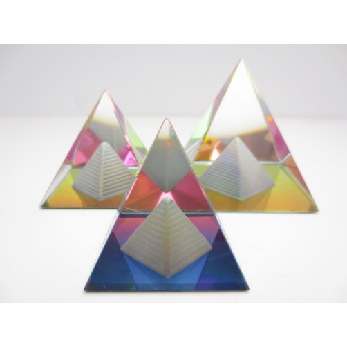 Mistična piramida, piramida v piramidi 6 x 6 cm