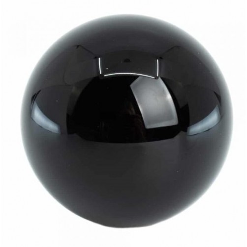 Črna kristalna krogla za vedeževanje, 5 cm