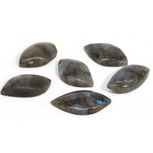 Labradorit, žepni, oblika lista, 3 - 4 cm