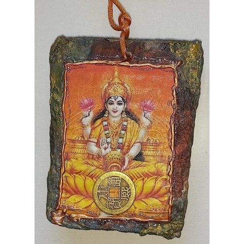 Lakshmi, boginja obilja in bogastva 10 x 8 cm