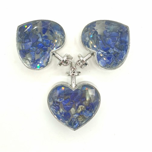 Lapis Lazuli v srcu, 3D obesek v darilni škatli