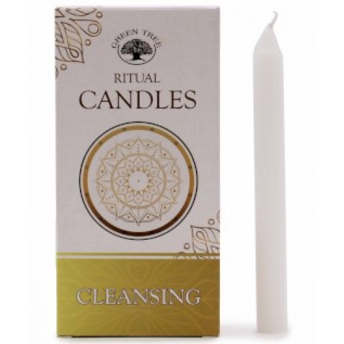 Ritual Cleansing, bele sveče za čiščenje, 10 kom