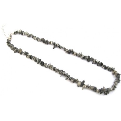 Obsidian ogrlica v darilni škatli, 45 cm
