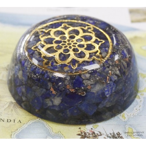 Orgonitna kupola lapis lazuli 7 x 3 cm