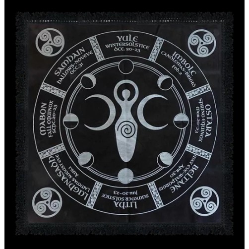 Poganski koledar, oltarni prt za vedeževanje