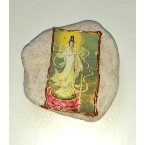 Kuan Yin, energijski kamen, 4 x 4 cm