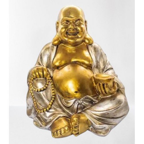 Smejoči denarni Buda – simbol obilja, sreče in radosti, 45 x 41 x 49 cm