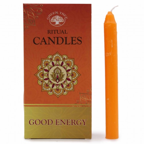 Sveče za rituale Ritual candles Good energy, 10 kom