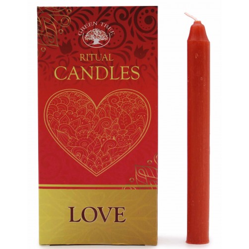 Ritual candles Love, Sveče za ritual Ljubezen, 10 kom