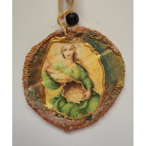 Abundancija, angel zlatih priložnosti, 8 cm