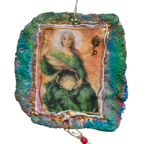 Boginja Abundancija s ključem obilja