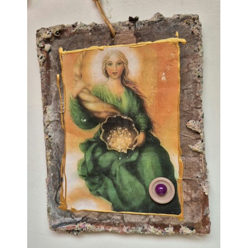 Abundancija, denarni angel, 14 x 11 cm