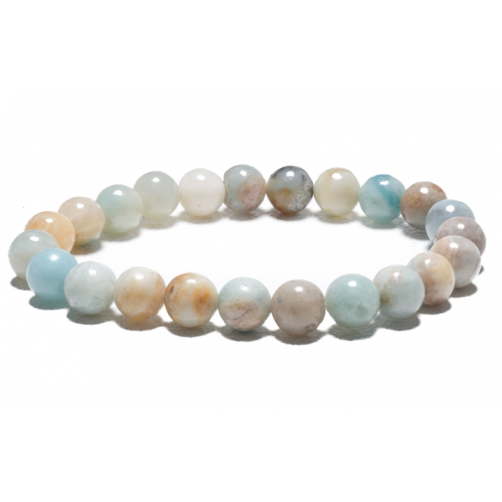 Amazonit, zapestnica, 8 mm
