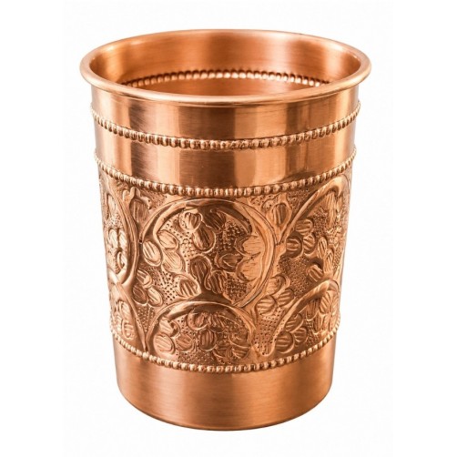 Bakreni kozarec, relief, 300 ml