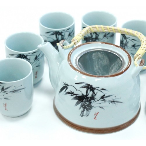 Čajnik s šestimi kozarci, Oriental