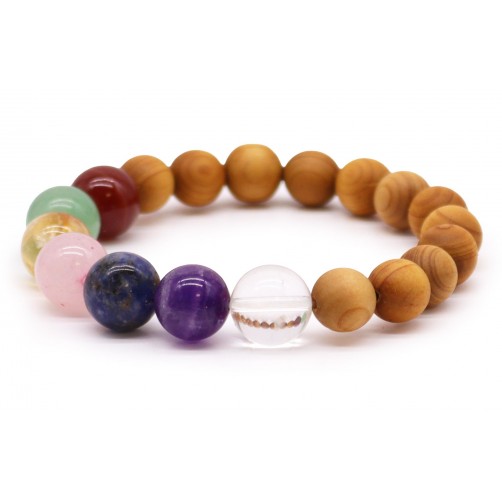 Cedra, zapestnica za zaščito, 7 čaker