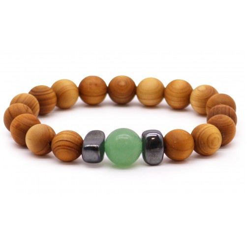 Zapestnica, cedra, aventurin