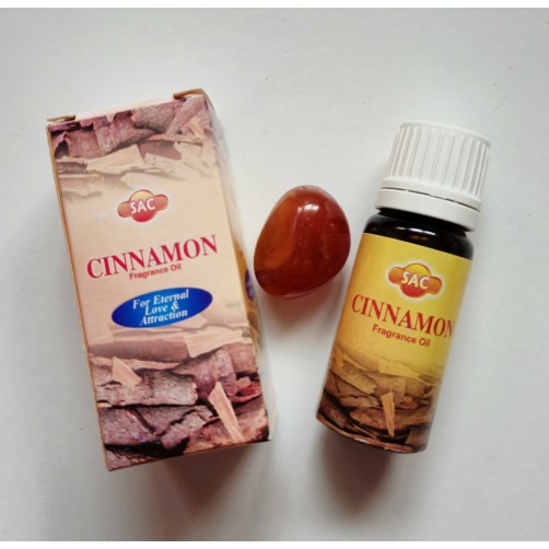 Energija za pogum, karneol in dišavno olje Cimet