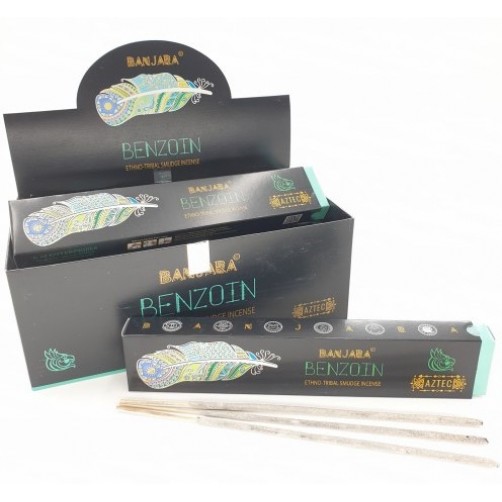 Indijske dišeče palčke, Banjara Aztec, Benzoin 5, plačaj 4 Indijske dišeče palčke, Banjara Aztec, Benzoin 5, plačaj 4