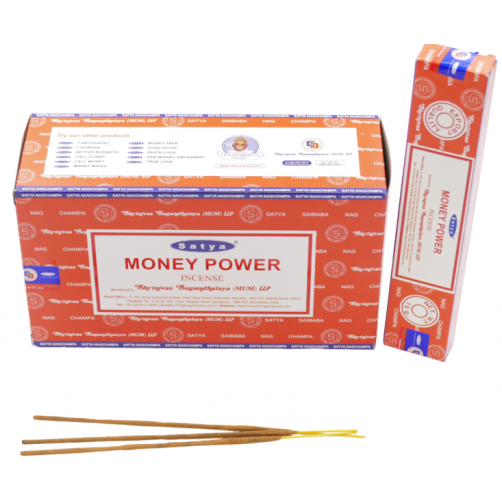 Indijske dišeče palčke, Satya, Money Power, moč denarja Indijske dišeče palčke, Satya, Money Power, moč denarja