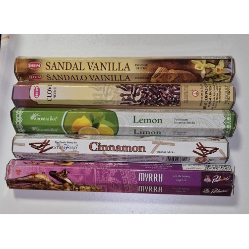 Pozitivne vibracije za obilje - komplet dišečih palčk