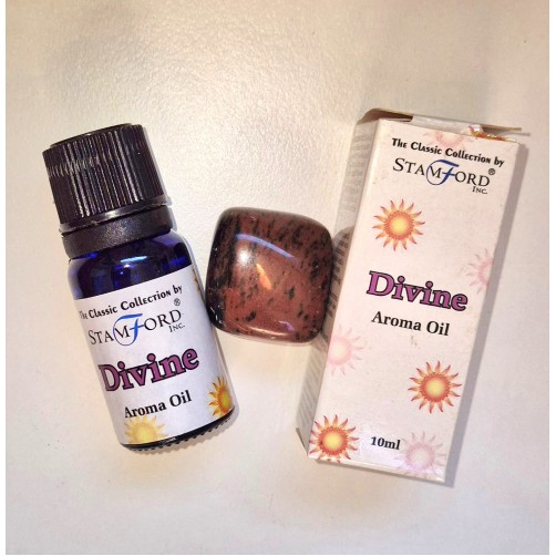 Divine, aroma olje in rdeči obsidian, Božanska sprostitev Divine, aroma olje in rdeči obsidian, Božanska sprostitev