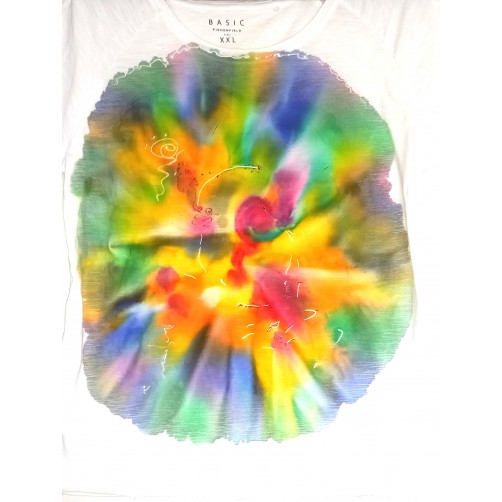 Energijska majica, Eliksir ljubezni, ročno poslikana, kratek rokav št. XXL