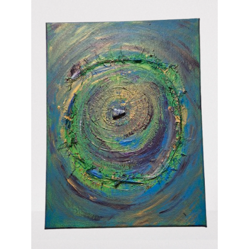 Energijska slika s sodalitom, Božanska energija, 40 x 30 cm