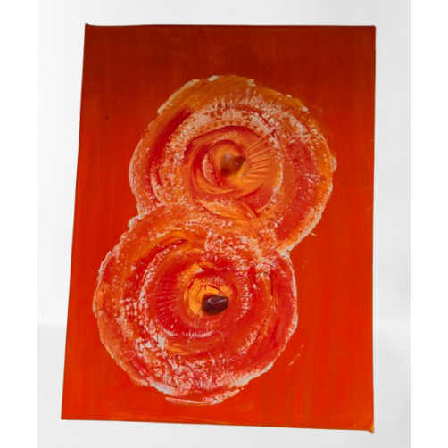 Energijska slika, Krepitev samozavesti in osebne moči, karneol, 23 x 18 cm