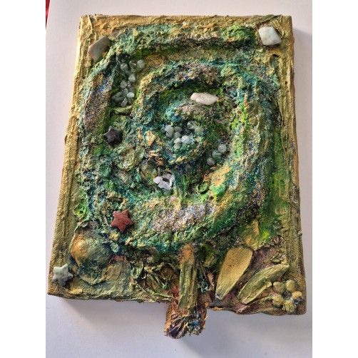 Energijska slika, Skrivnost spiralnega drevesa,  30 x 24 cm