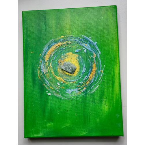 Energijska slika, Vrtinec blaginje, 24 x 18 cm        