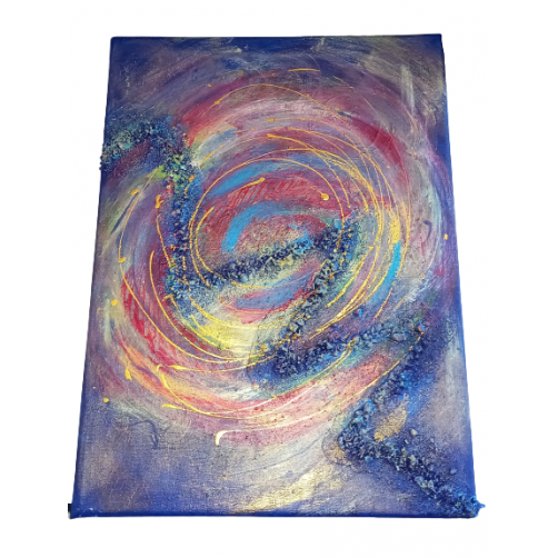 Energijska slika Kundalini, odstiranje nevidnega sveta, 40 x 30 cm       