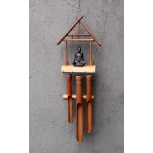 Vetrni zvončki, bambus, Buda  