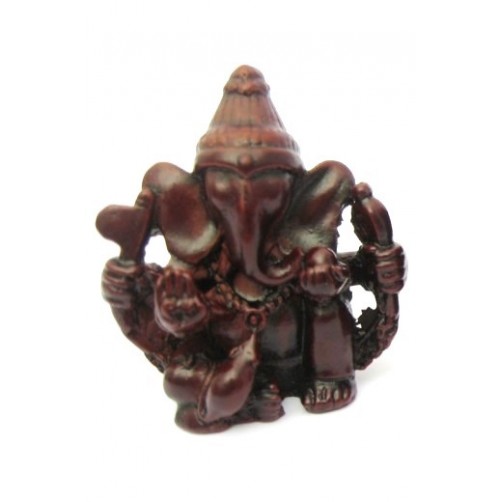 Ganesh, kipec rdeč, 4 cm